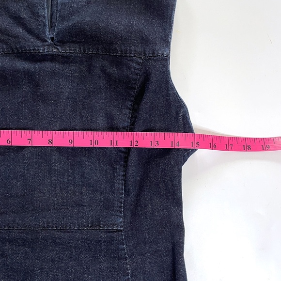 Banana Republic Denim Sheath Dress Sz 6P - Picture 7 of 9